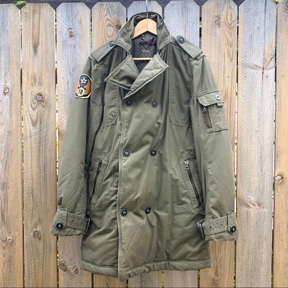 Levi’s | RARE Army Style Double Breasted Parka M - Picture 8 of 8